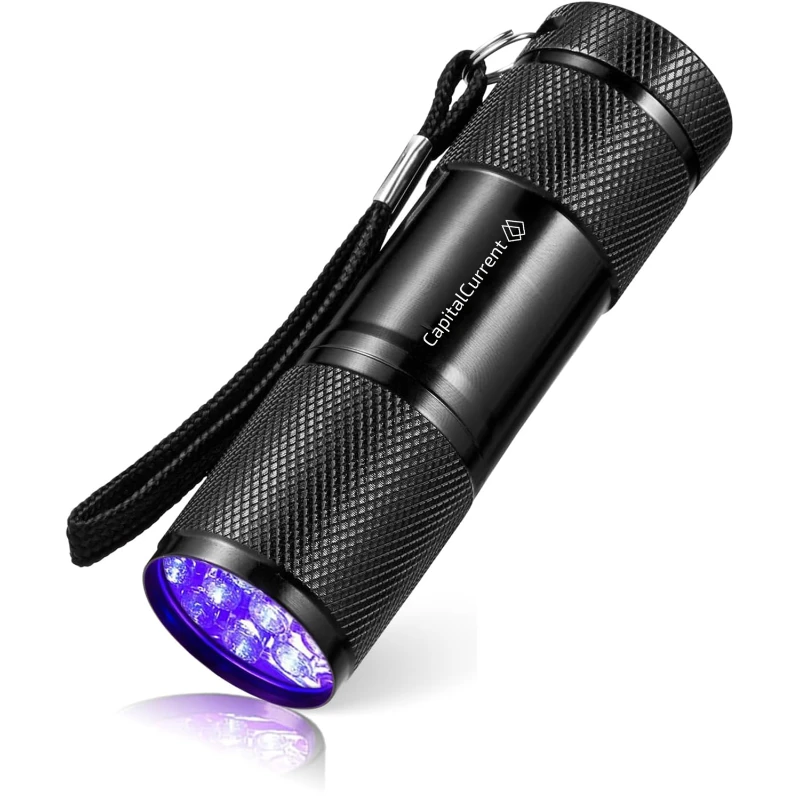 Black Mini UV Flashlight