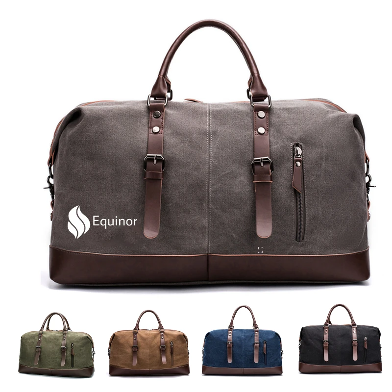 canvas weekend travel duffel bag