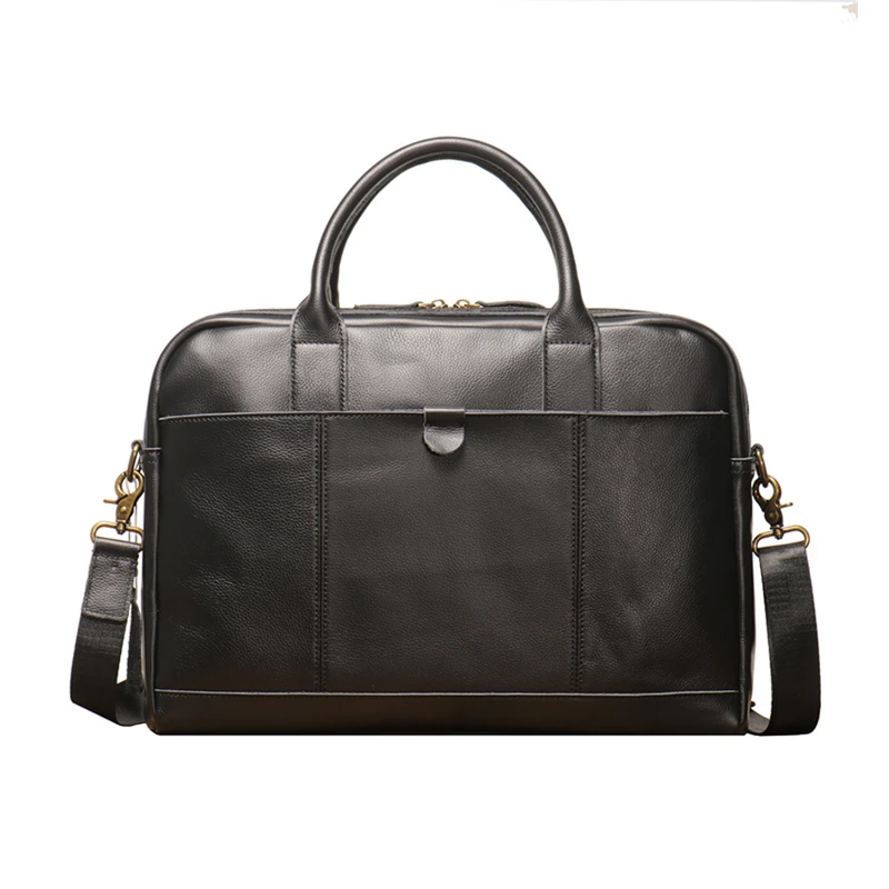 genuine leather briefcases laptop bag