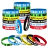 inspirational silicone wristbands