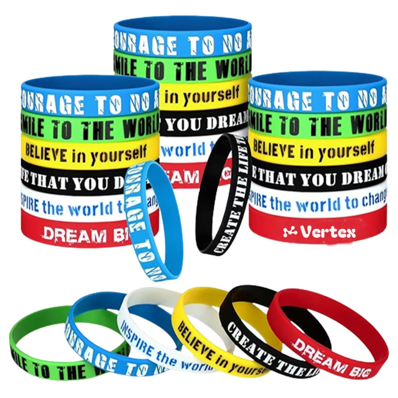 inspirational silicone wristbands
