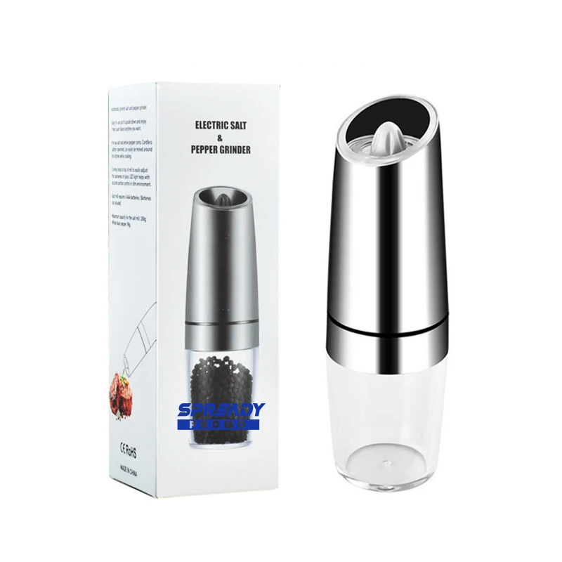 gravity electric salt and pepper grinder