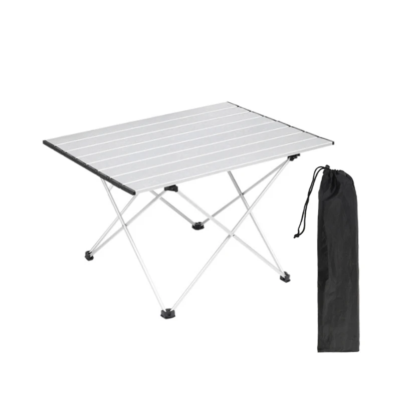 ultralight aluminum folding beach table with carry bag