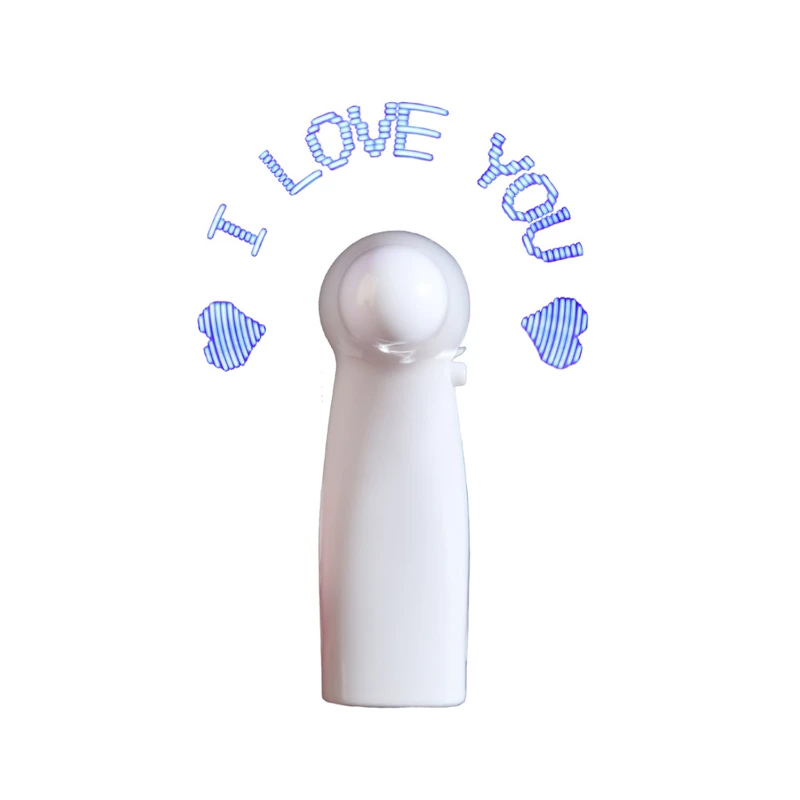handheld fan with led display