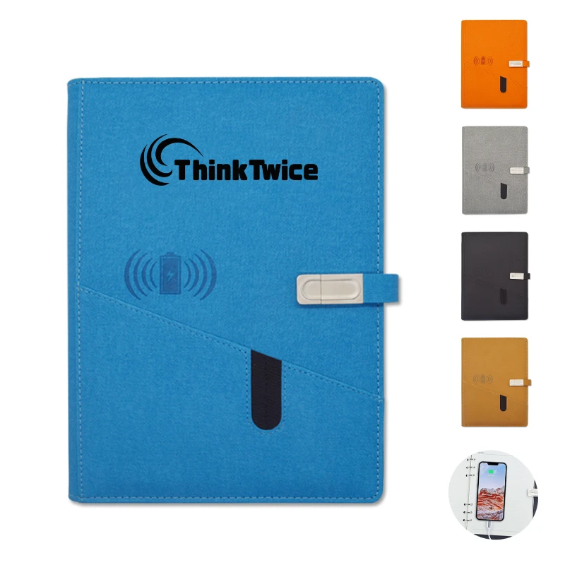 a5 wireless charging notebook with 16g usb flash drive