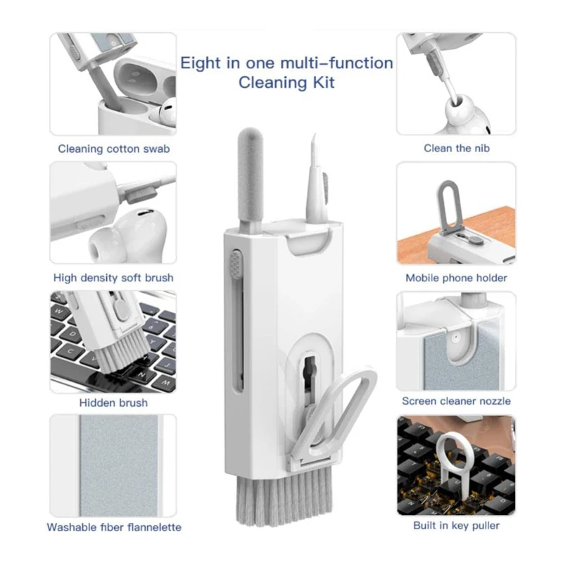 8 in 1 electronic cleaner kit