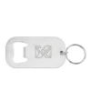 stainless steel bottle opener with keychain