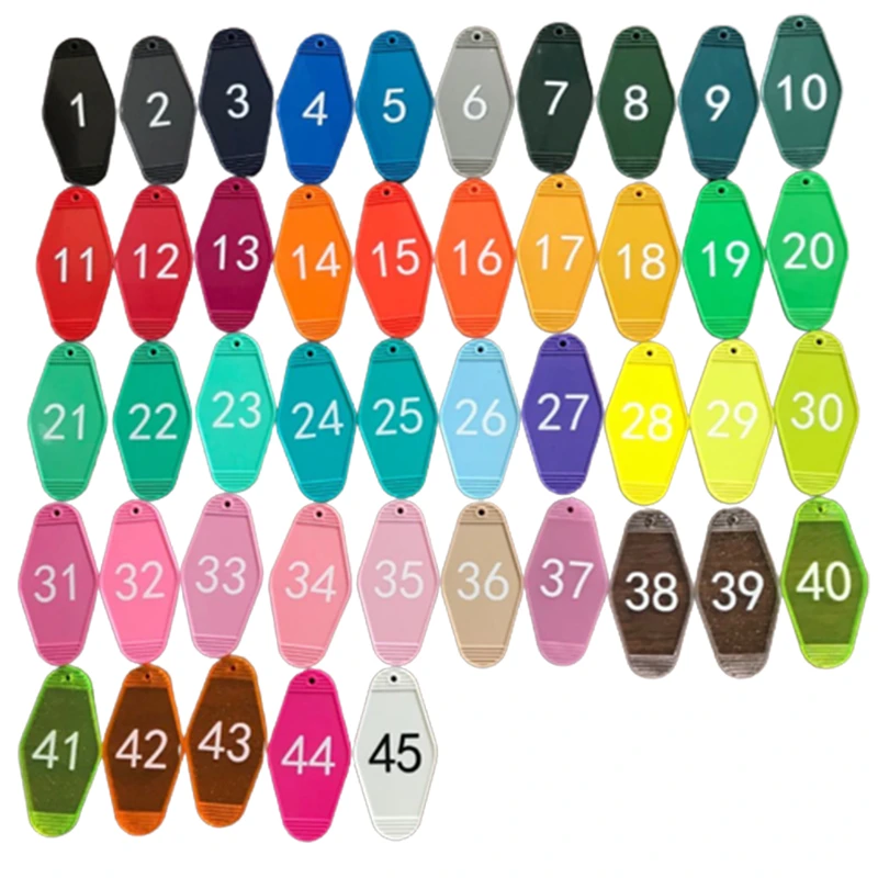 vintage hotel motel keychain