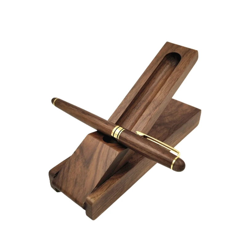 personalized wooden pen with folding case