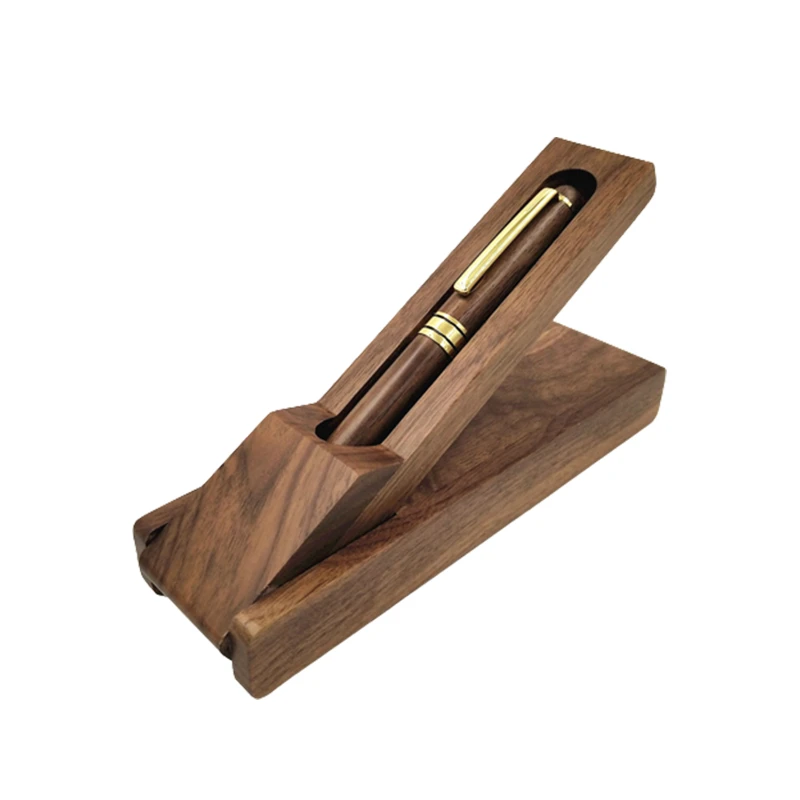 personalized wooden pen with folding case