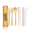 eco friendly bamboo tableware set