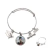adjustable graduation season metal tag bracelet