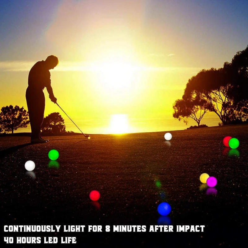 led golf night practice ball