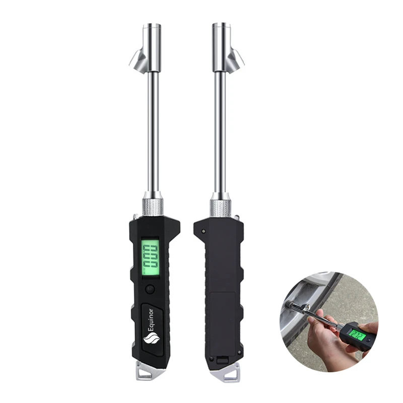 double head digital display tire pressure gauge