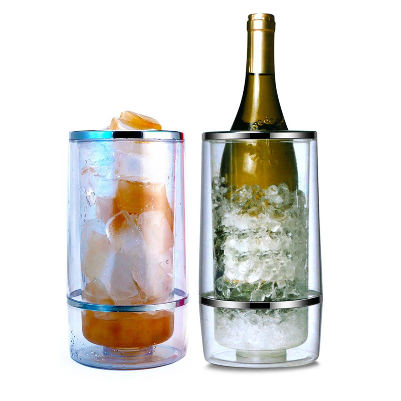 double walled bottle cooler
