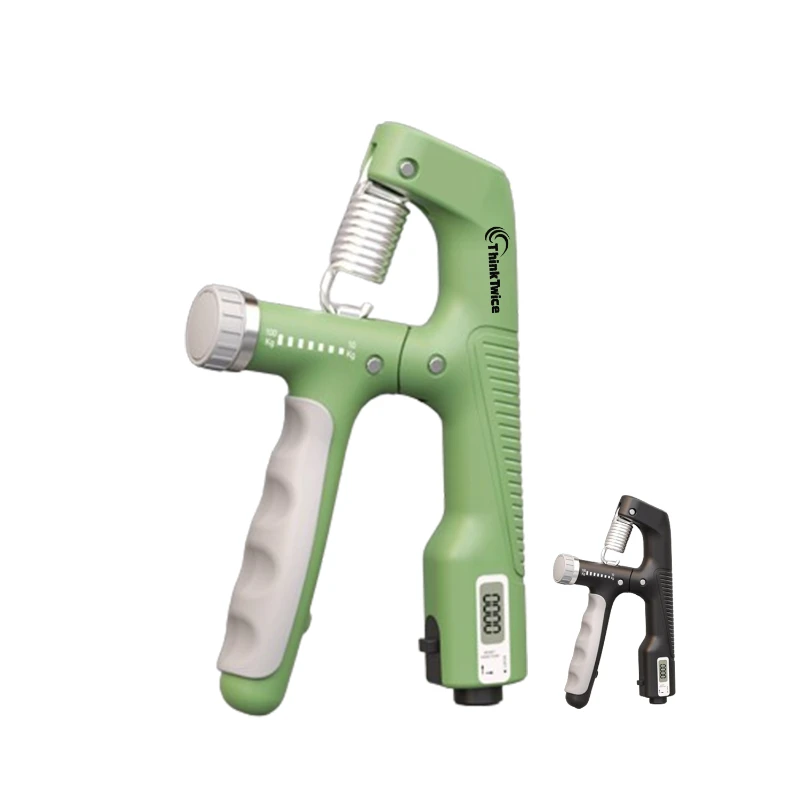 hand grip training device with counter