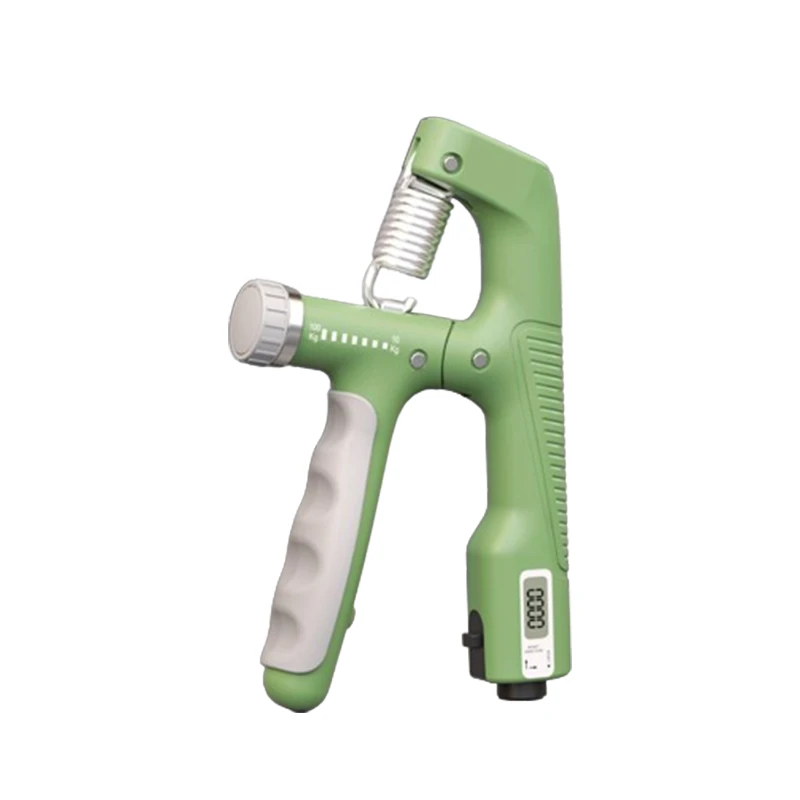 hand grip training device with counter