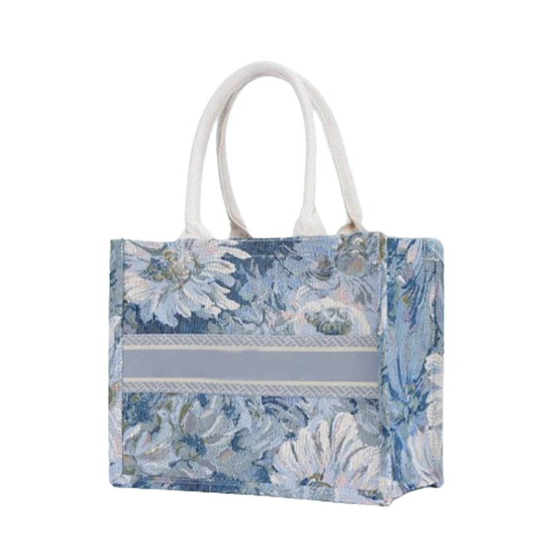 ladies large capacity linen tote bag