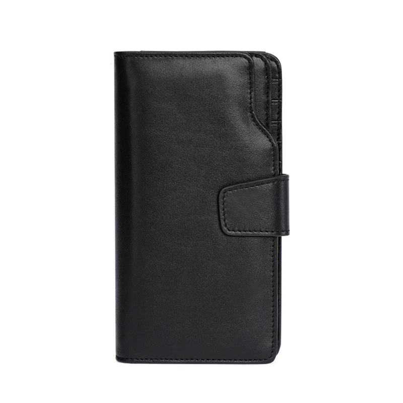 stylish men's genuine leather clutch bag