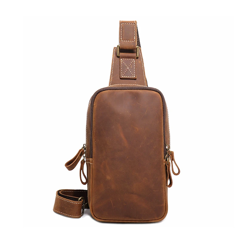 genuine leather shoulder bag