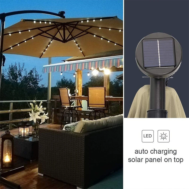 cantilever garden umbrella with led lighting