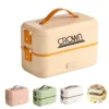 heated double layer insulated lunch box