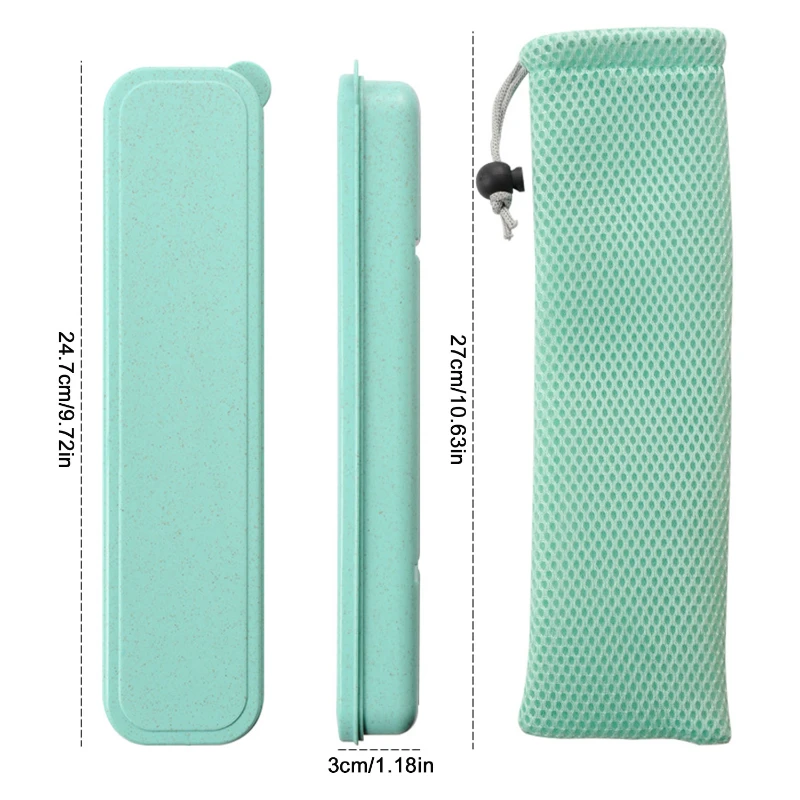 7 piece travel camping cutlery set