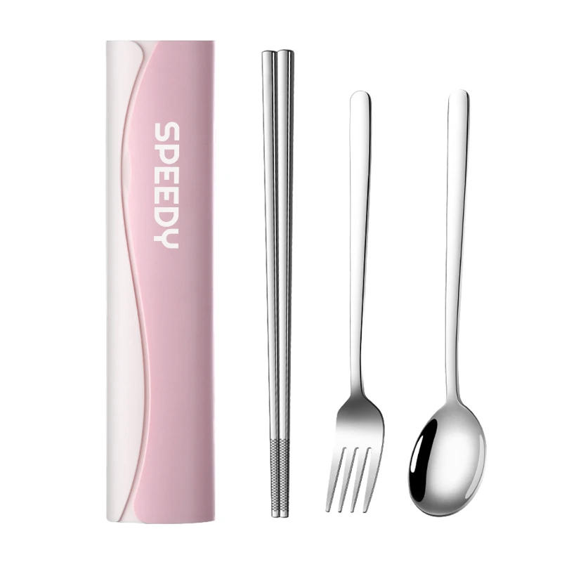 3 Piece Stainless Steel Cutlery Set With Storage Box