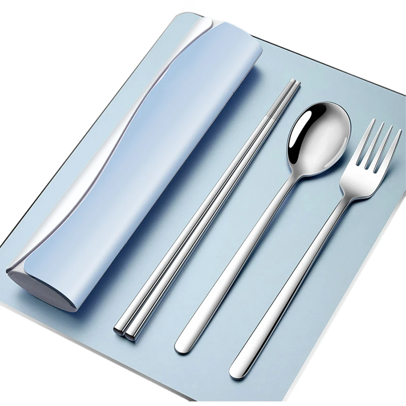 3 Piece Stainless Steel Cutlery Set With Storage Box