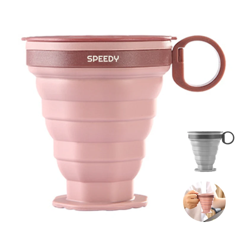 7.4oz reusable collapsible water cup