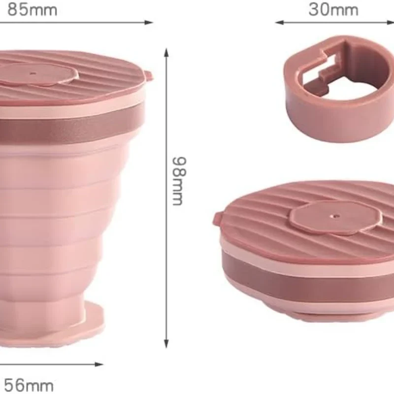 7.4oz reusable collapsible water cup