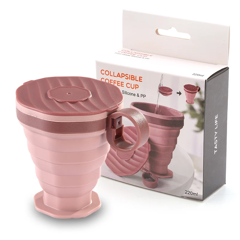 7.4oz reusable collapsible water cup