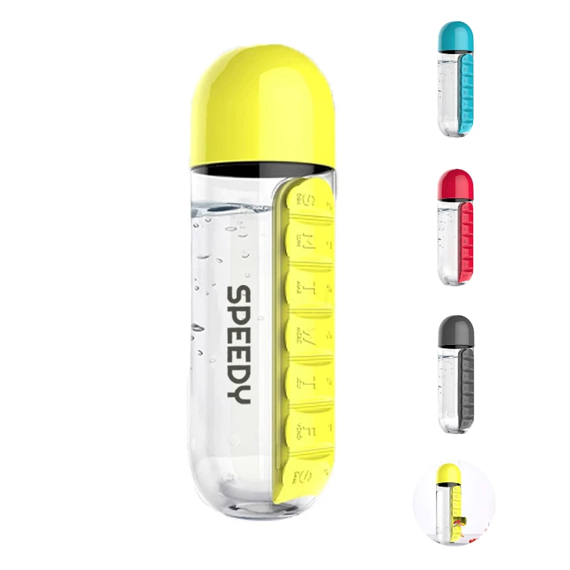 pill organizer water bottle