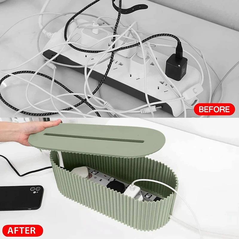 cord organizer box to hide power strips