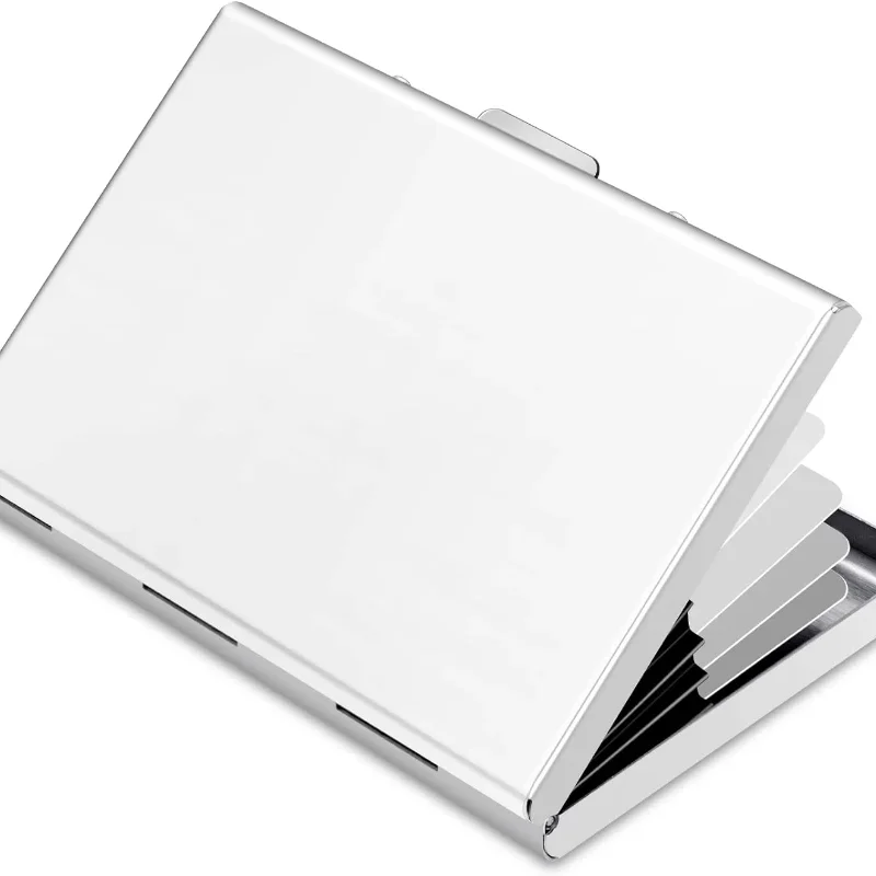 metal minimalist slim credit card wallet