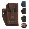 leather phone holster for men