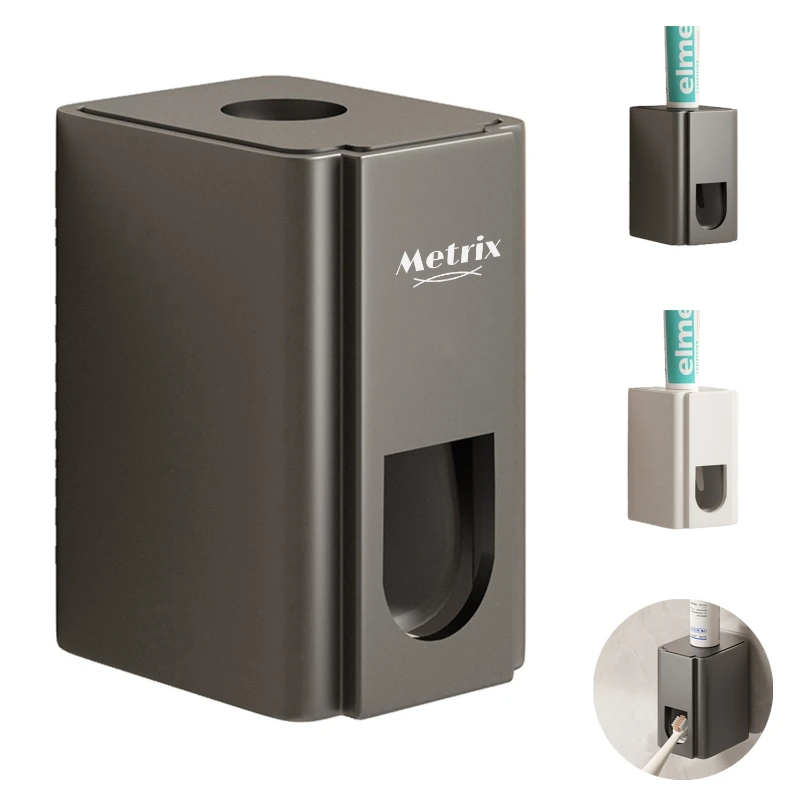 toothbrush holder automatic toothpaste dispenser