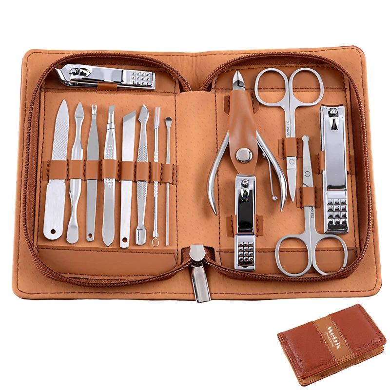 14 pcs stainless steel manicure tool set