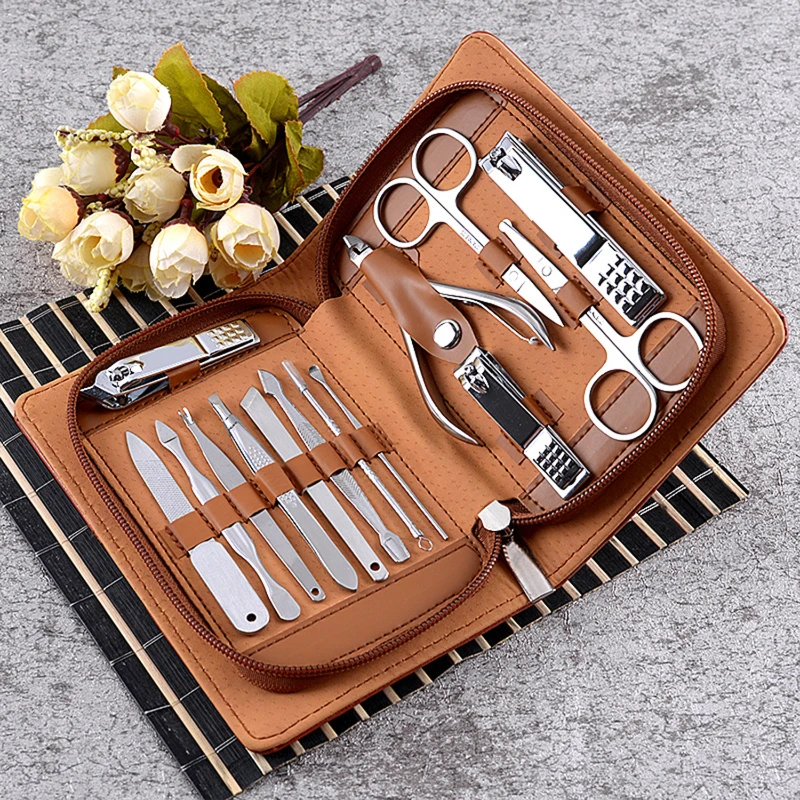14 pcs stainless steel manicure tool set