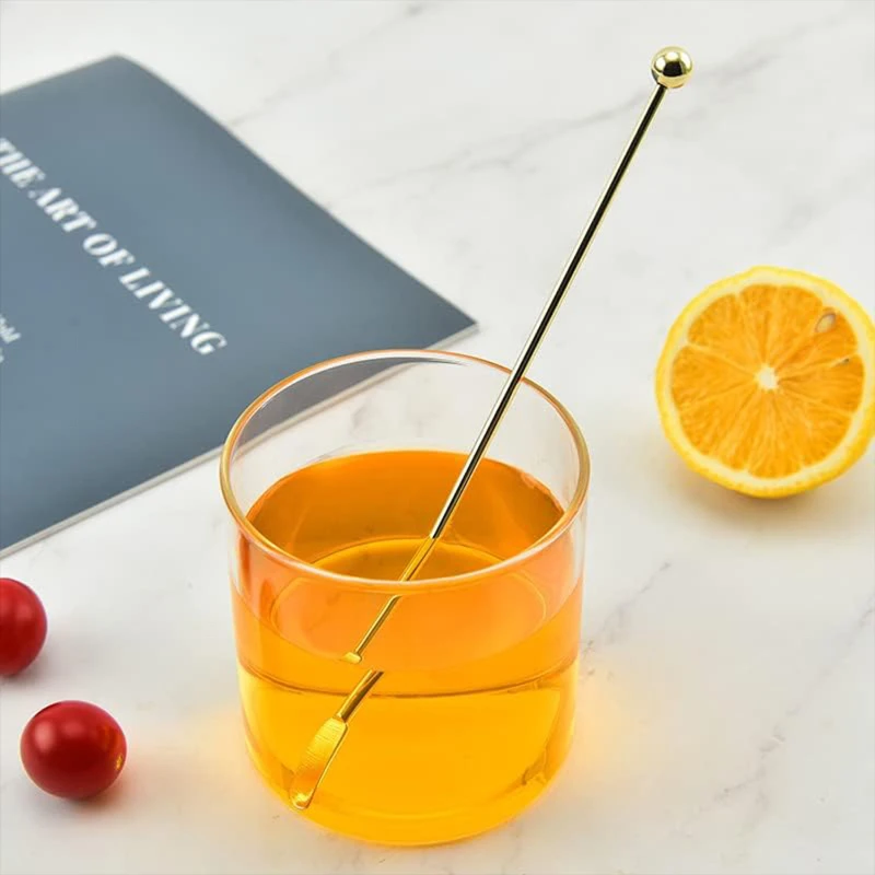 7.7 inches stainless steel cocktail stirrers swizzle sticks