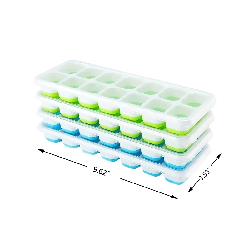 silicone ice cube trays