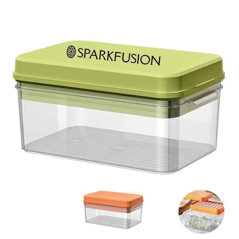 32 cube ice tray with snap lid