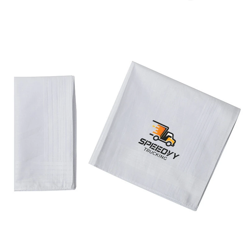 100% soft cotton large classic handkerchiefs