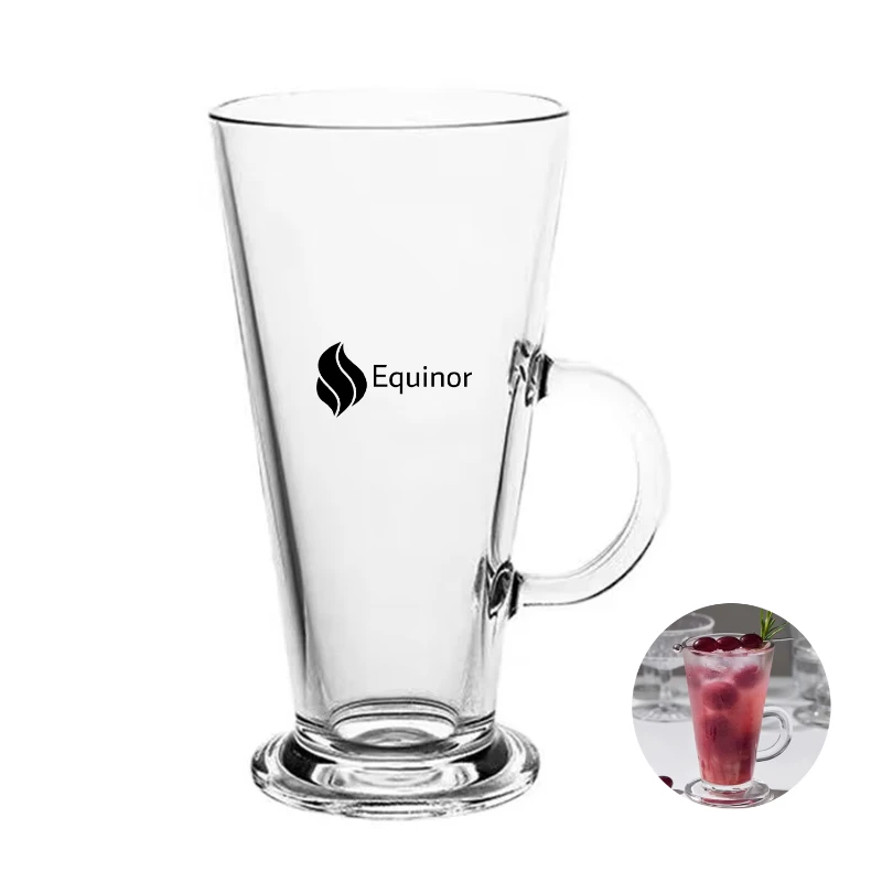 10 oz classic transparent glass mug