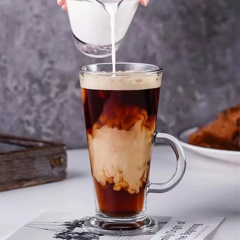 10 oz classic transparent glass mug