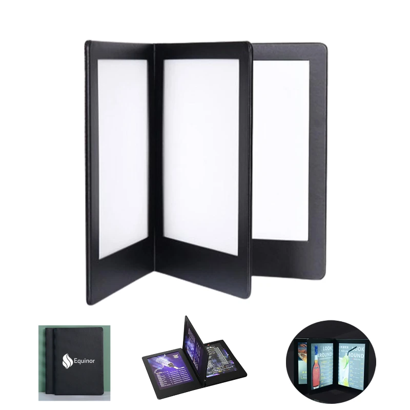 led illuminated menu holder