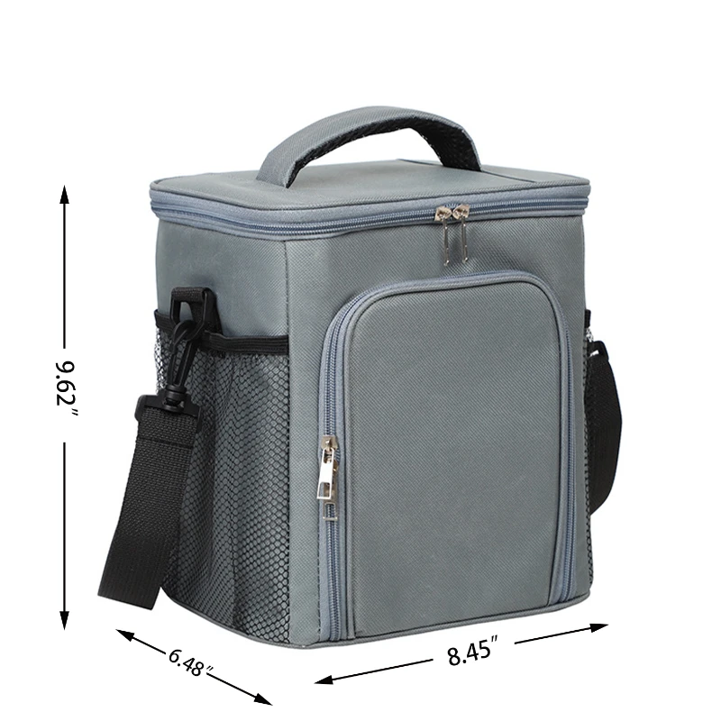 8.6l thermal insulated lunch cooler bag