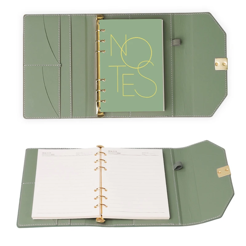 a5 premium trifold business notebook