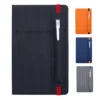 a5 lined business notebook with pen holder