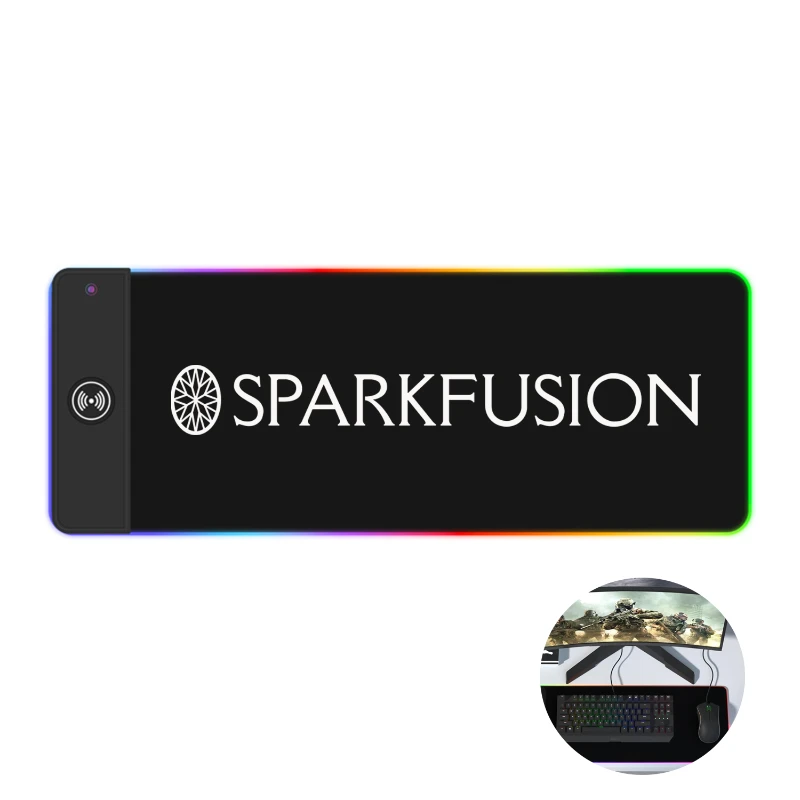 10w wireless charging rgb gaming mouse pad